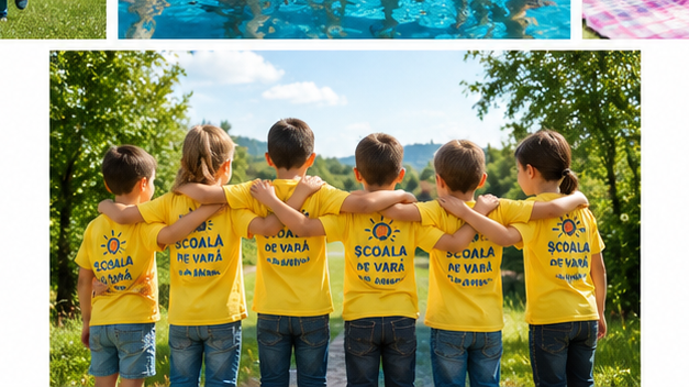 Copii la activitățile Școlii de Vară 2025